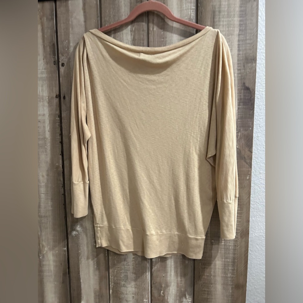 Michael Stars slub long sleeve top, one size - Picture 6 of 8